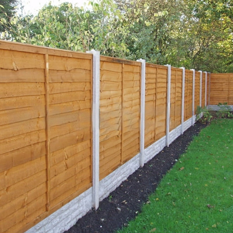 Wooden garden fence installed in a Dublin home
