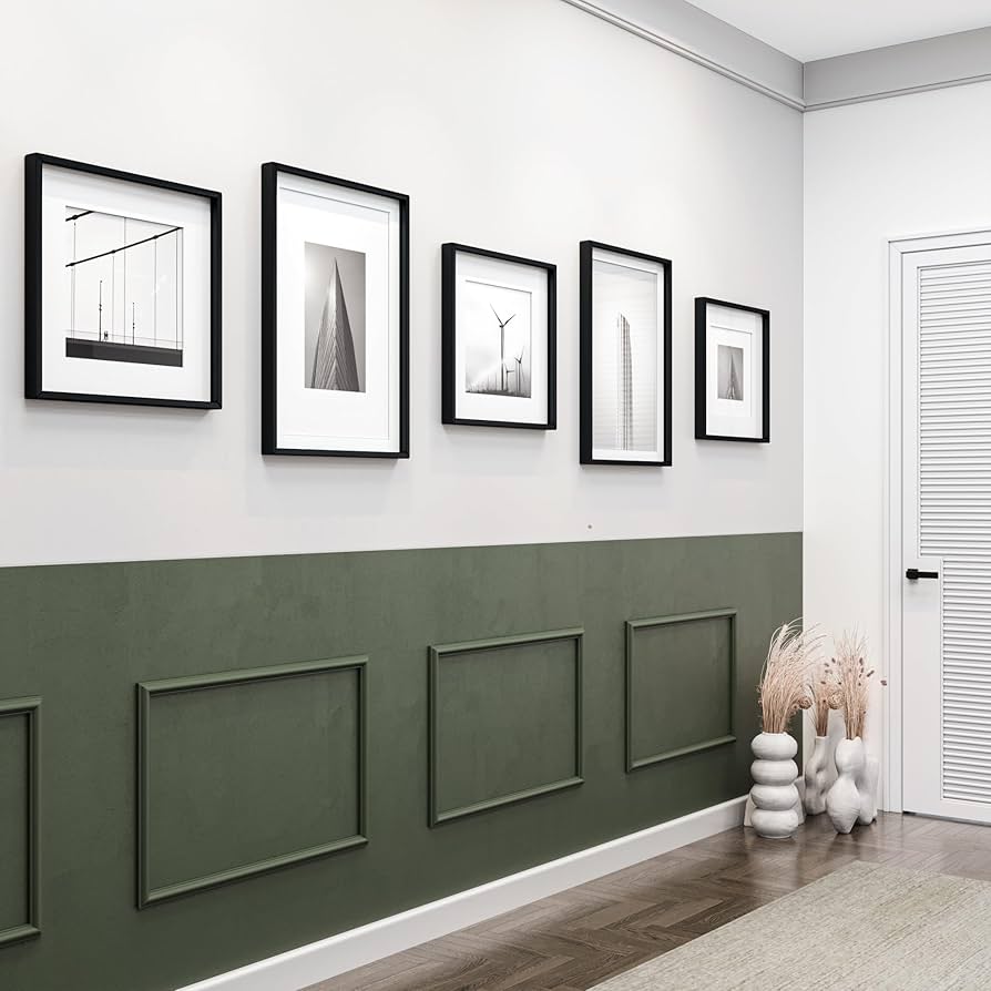 Custom wainscoting panels installed in a Dublin home